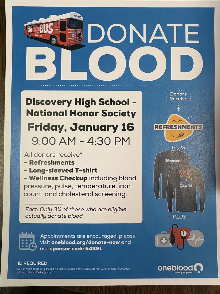 Blood drive flyer