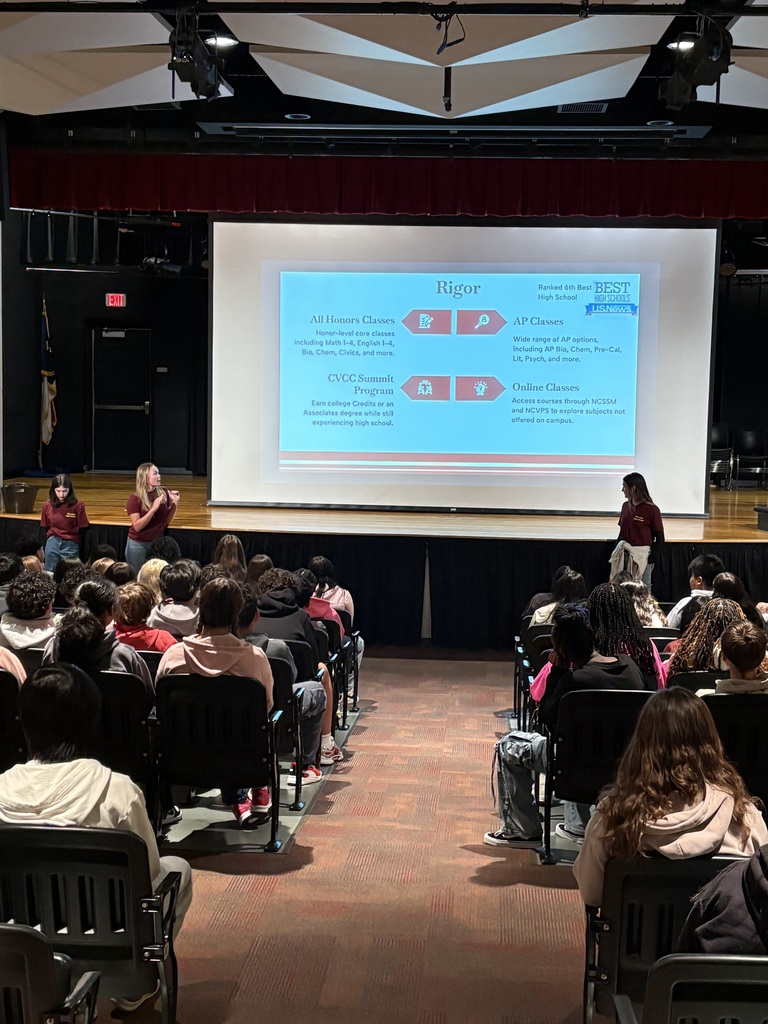 Zoe, Brooklyn, and Clancy recruiting at NCMS