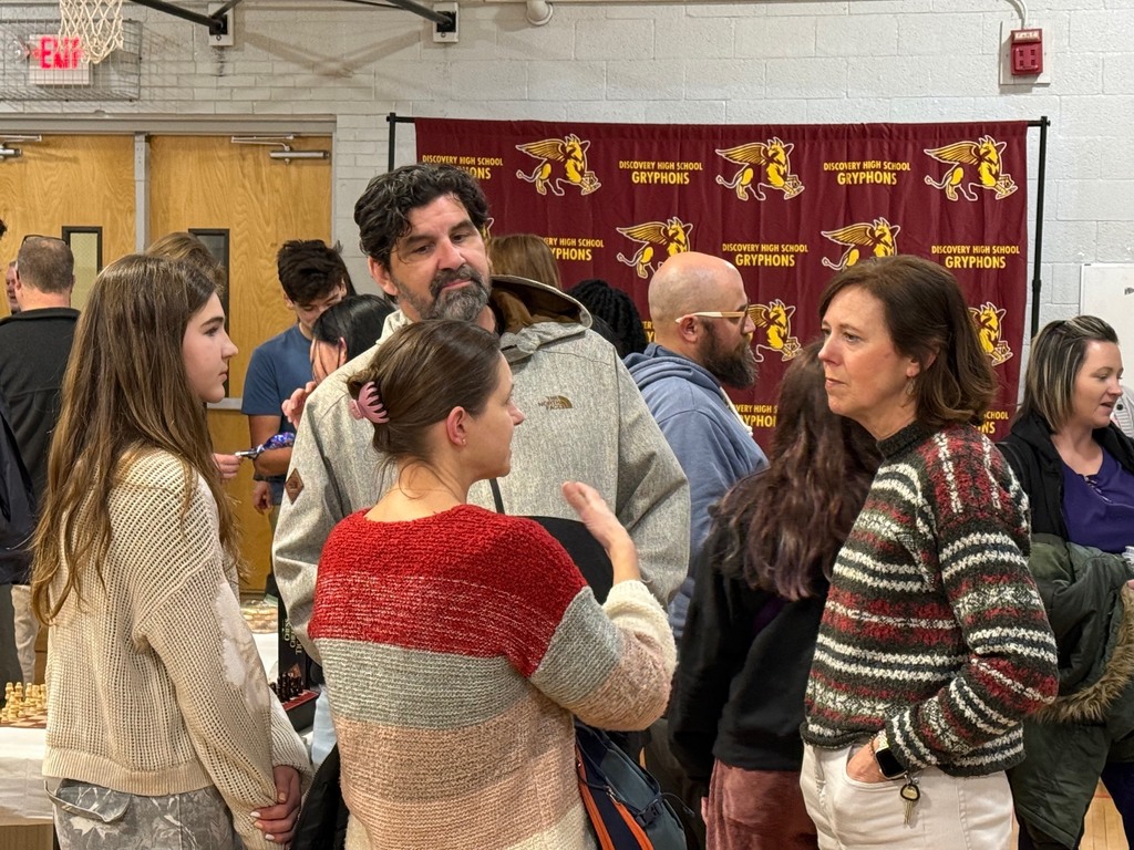 Ms. Arditti speaking with a prospective family