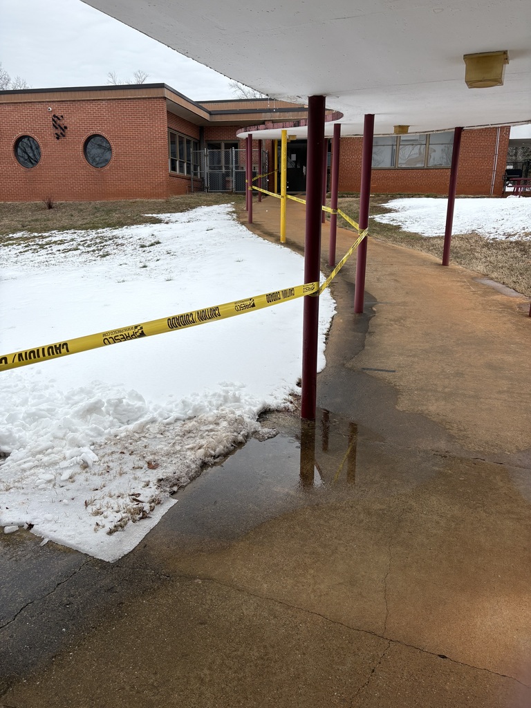 Blocked off courtyard