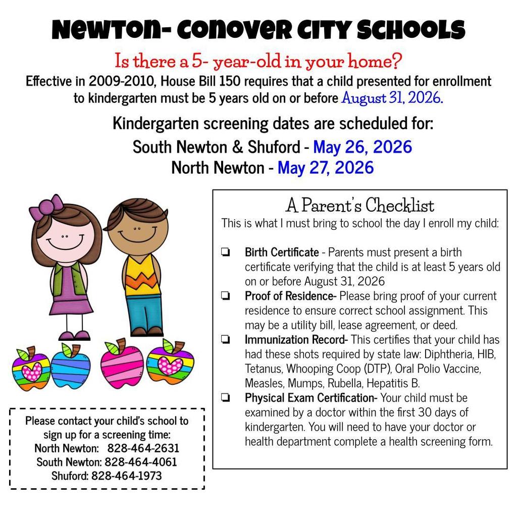 Kinder screening flyer