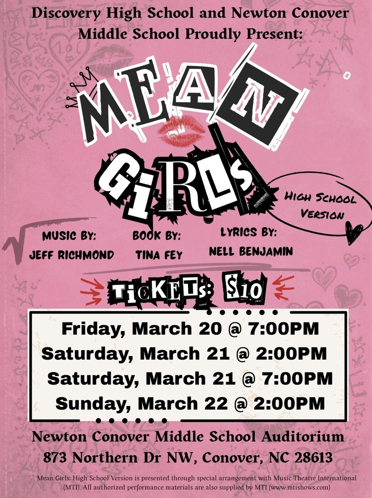 Mean Girls Flyer March 20-22