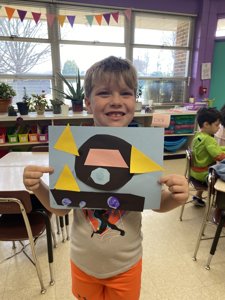 exploring 2D shapes in 1st grade
