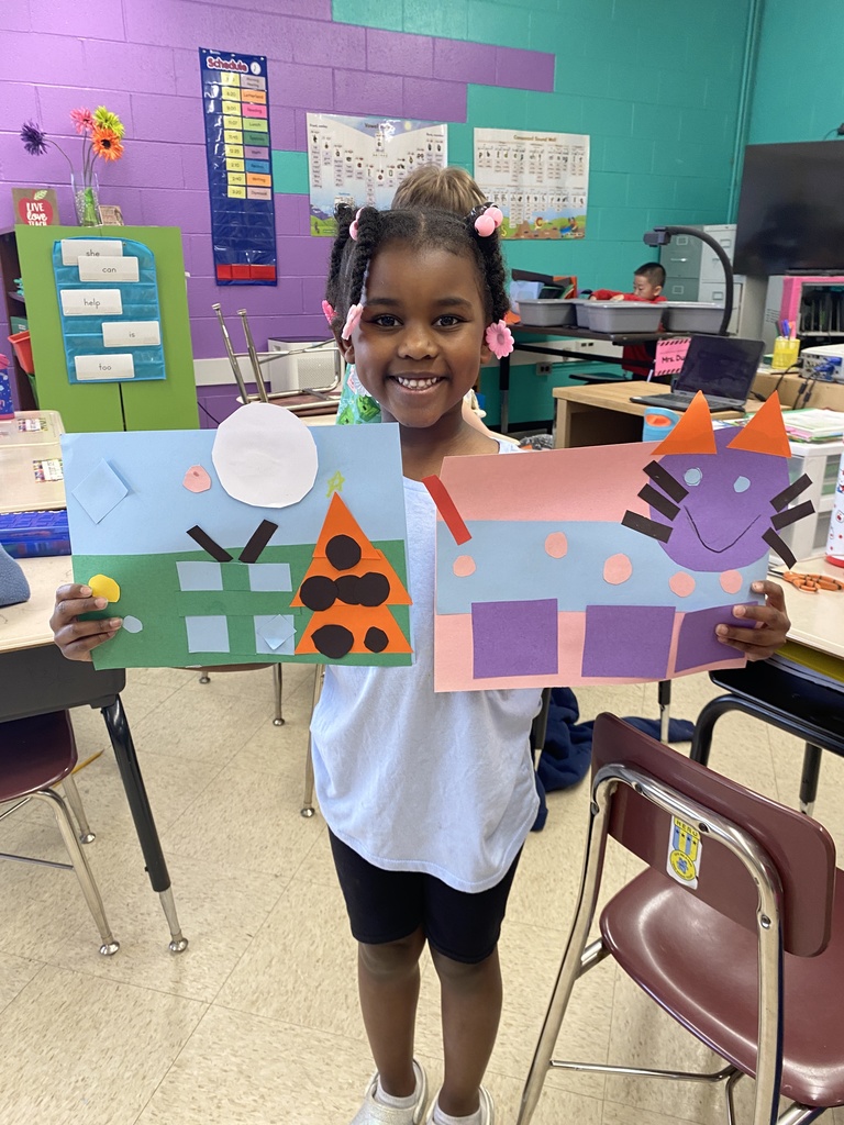 exploring 2D shapes in 1st grade