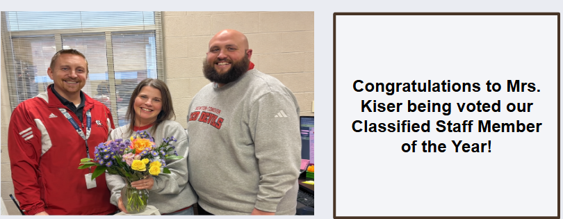 Classified Staff Member of the Year!