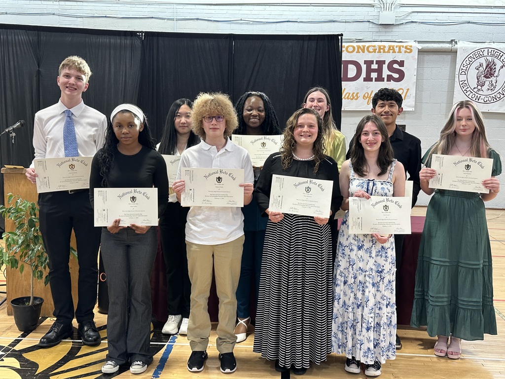 DHS inducted Beta Club members