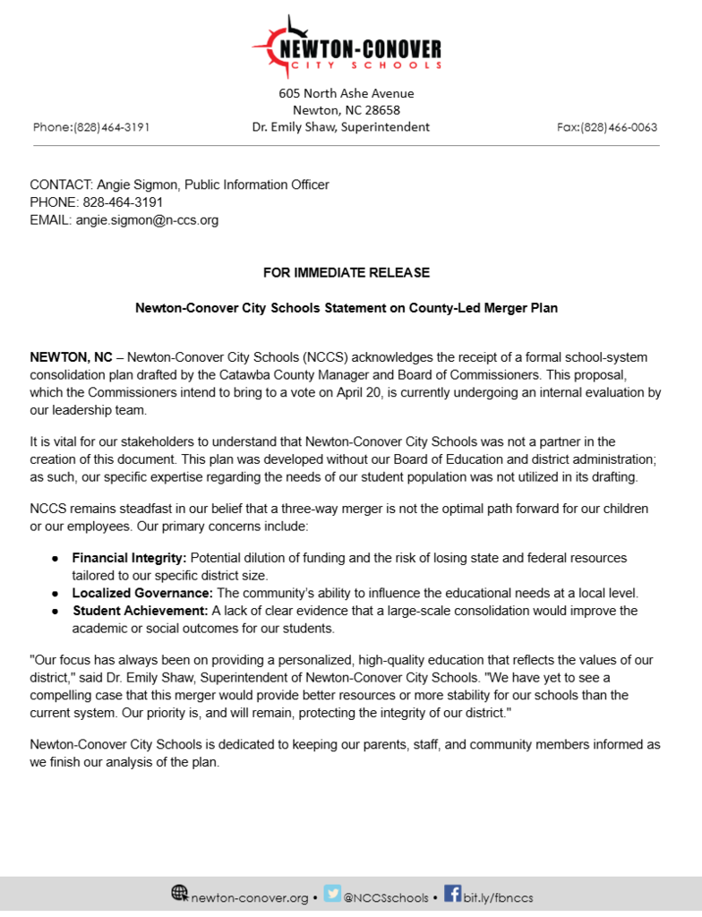 For Immediate Release