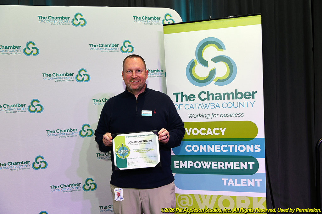 Jonathan Tharpe - Graduated from Leadership Catawba