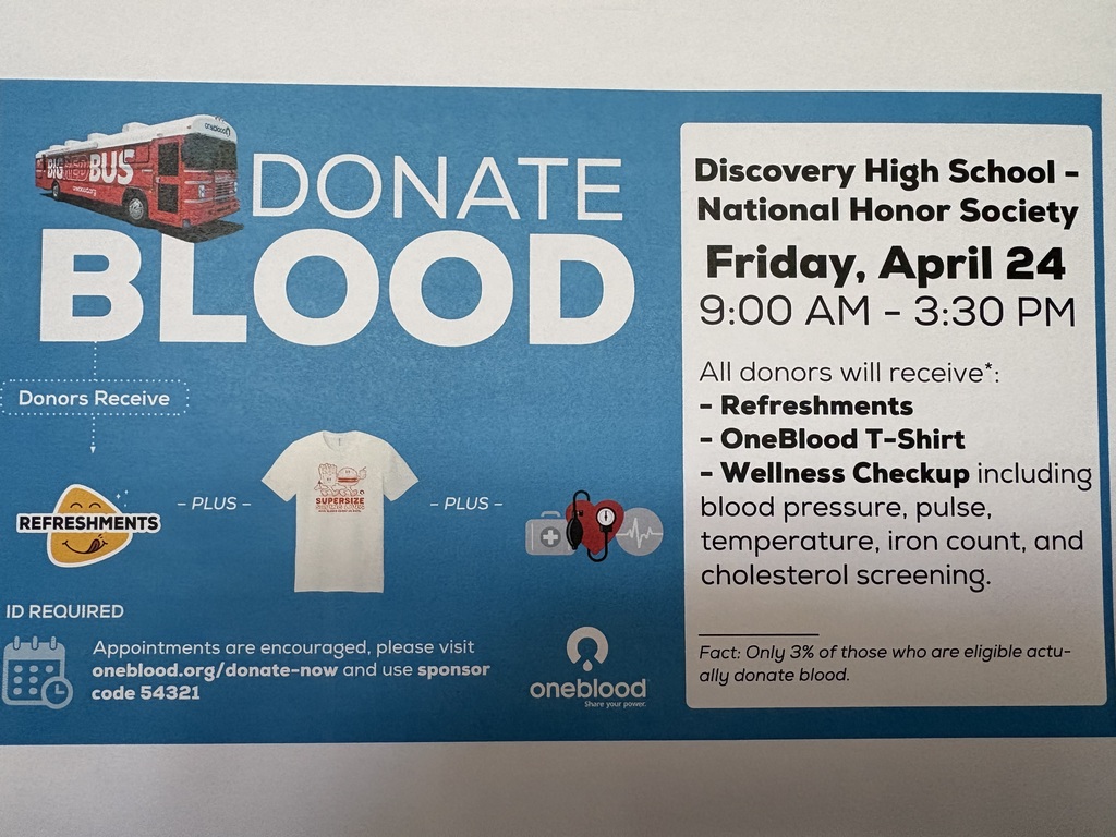 Blood Drive flyer