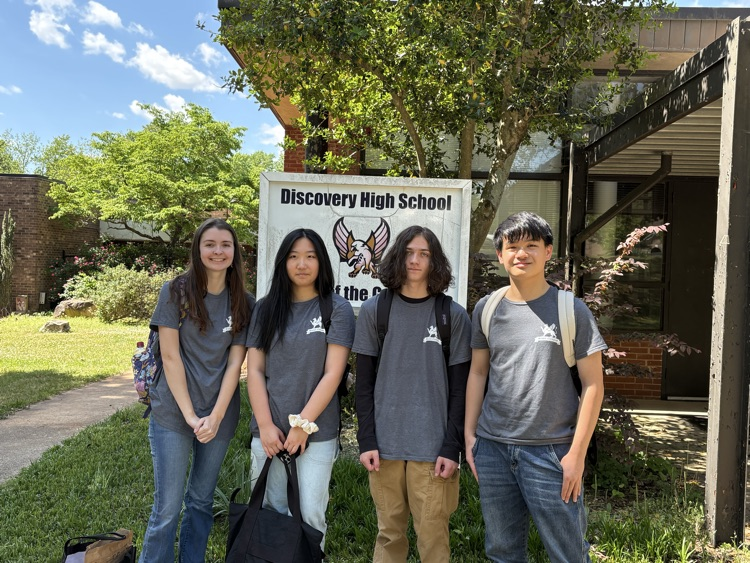Ms. Isenhour, Yuanman, Harrison and Jason head to states