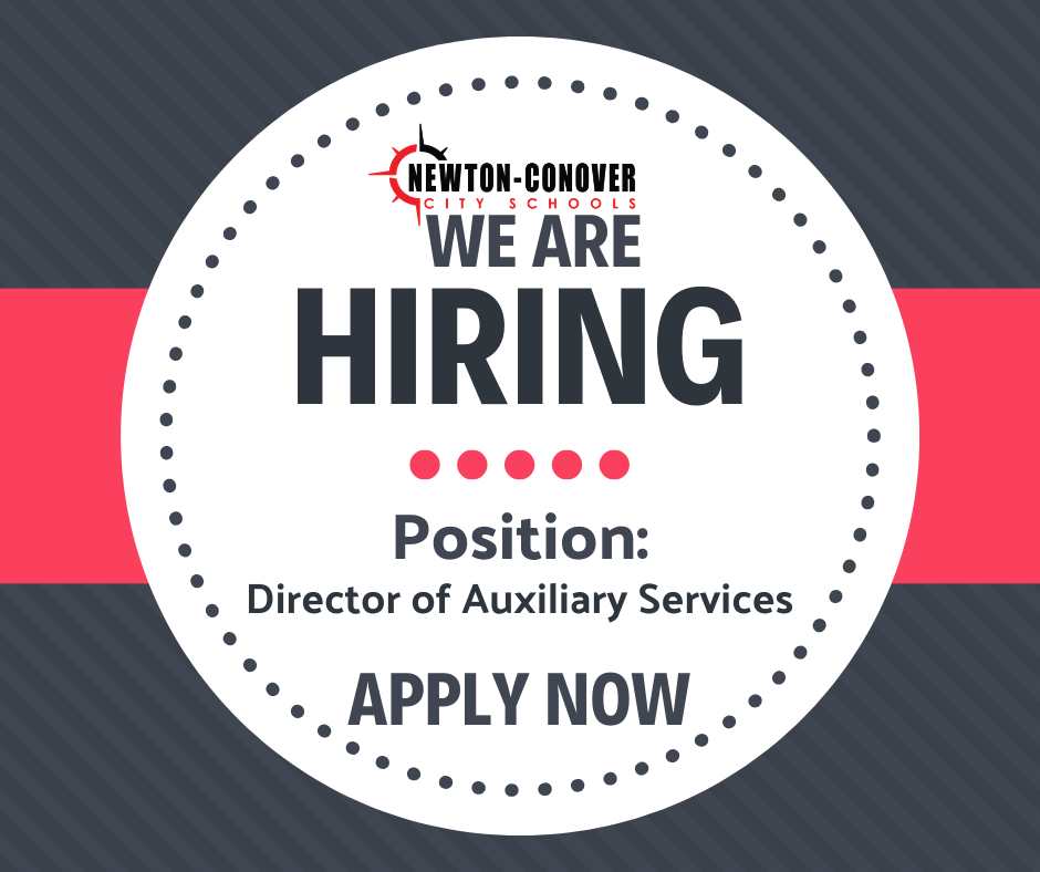 We are Hiring.  Position:  Director of Auxiliary Services.  Apply now