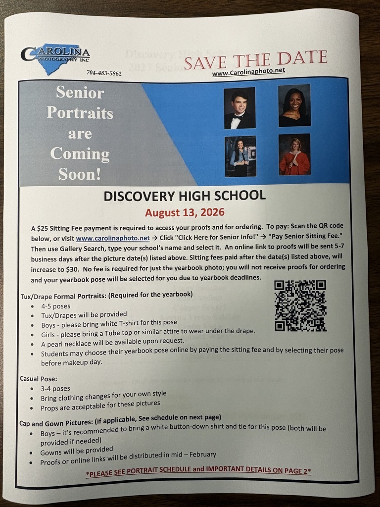 Senior Portrait flyer
