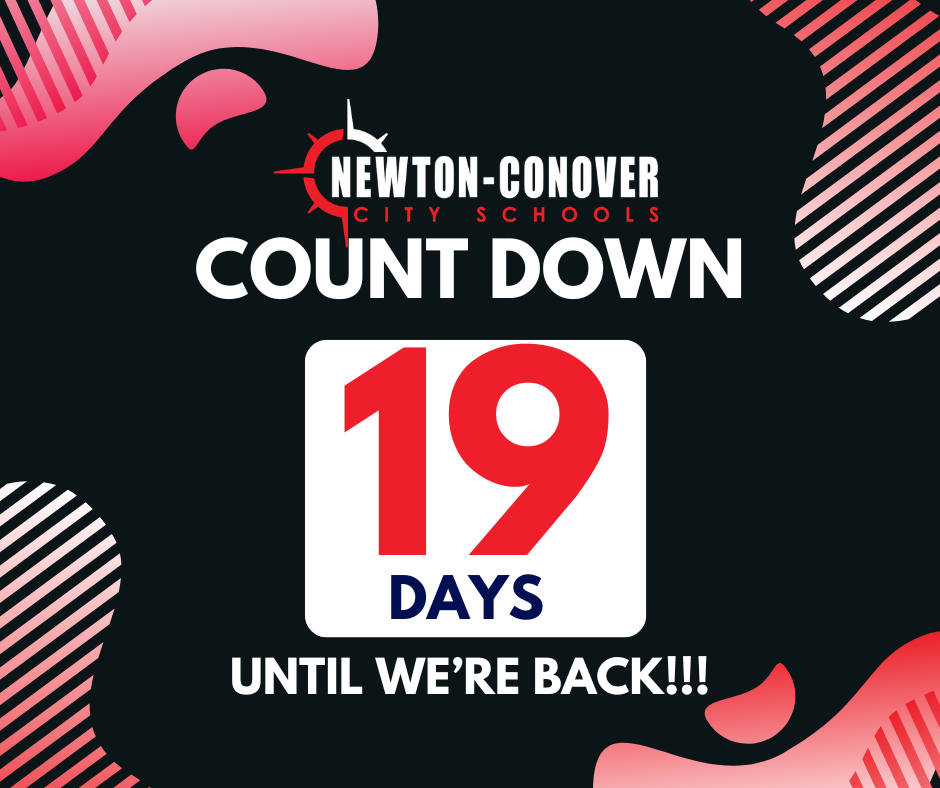 Count Down - 19 days until we're back!