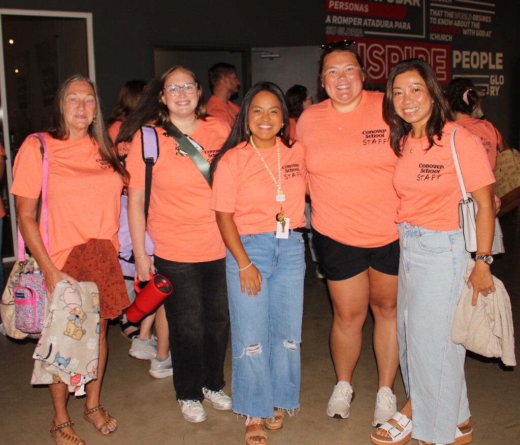 Teachers from Conover School.