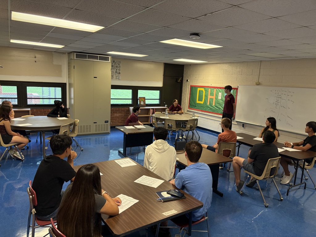 Students receive their schedules