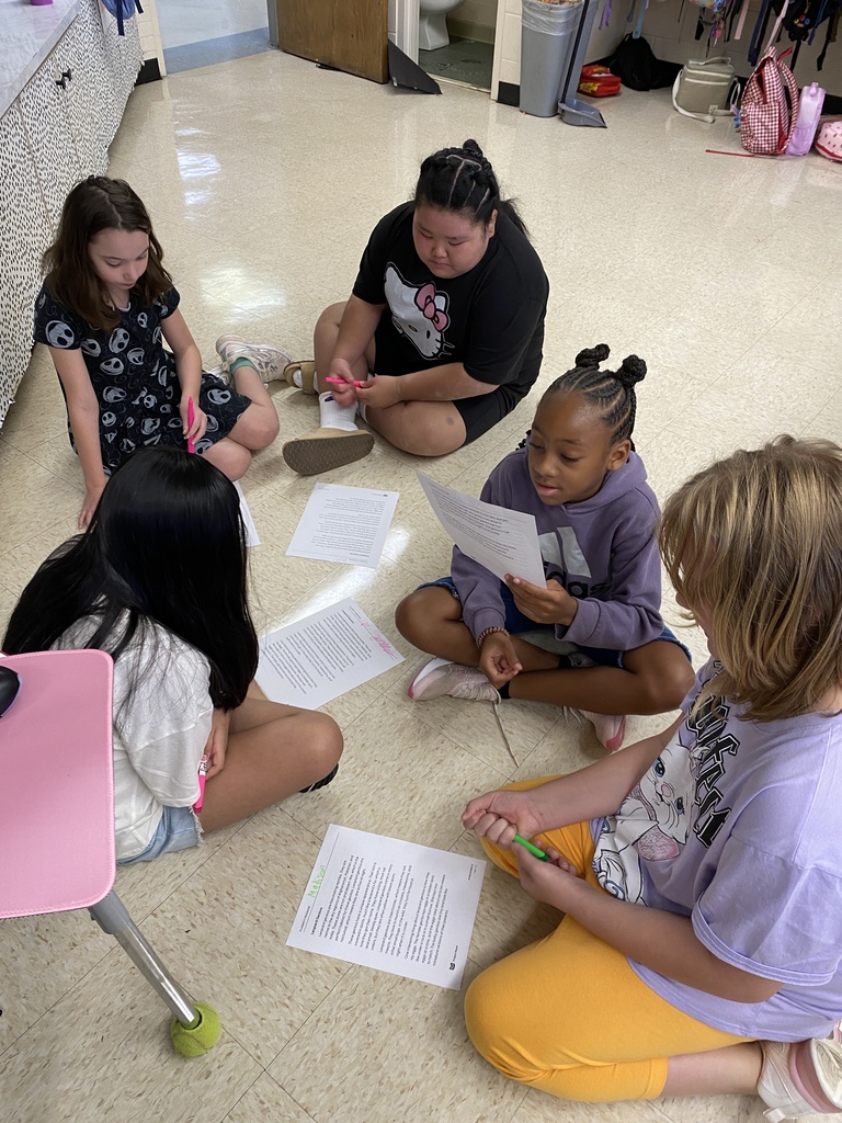 learning about their class pet