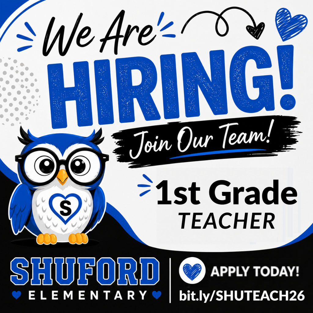 🗣️ SPREAD THE WORD 🗣️ We are hiring a FIRST GRADE TEACHER to join us for the 2026-27 school year. Interested candidates should apply at 🔗 bit.ly/SHUTEACH26