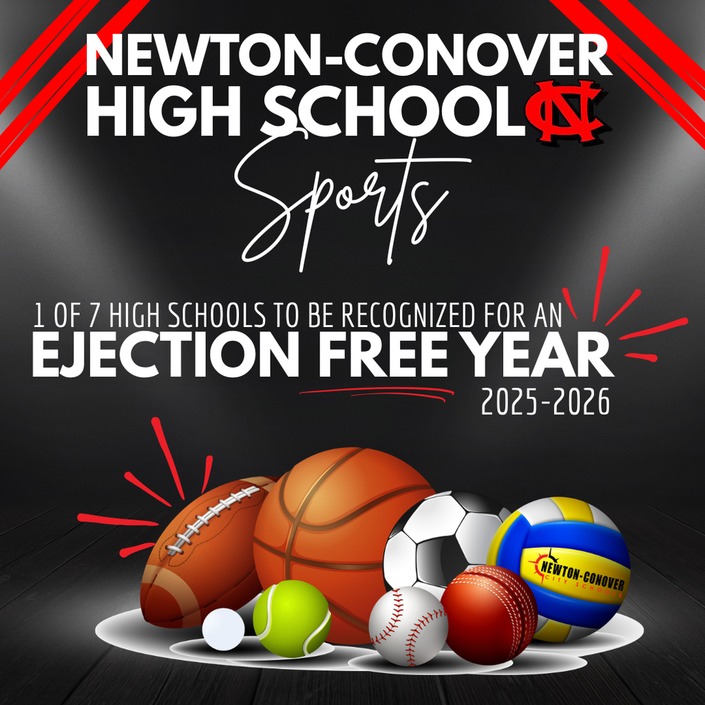 Newton-Conover High school sports - 1 of 7 high schools to be recognized for an ejection free year in 2025-2026