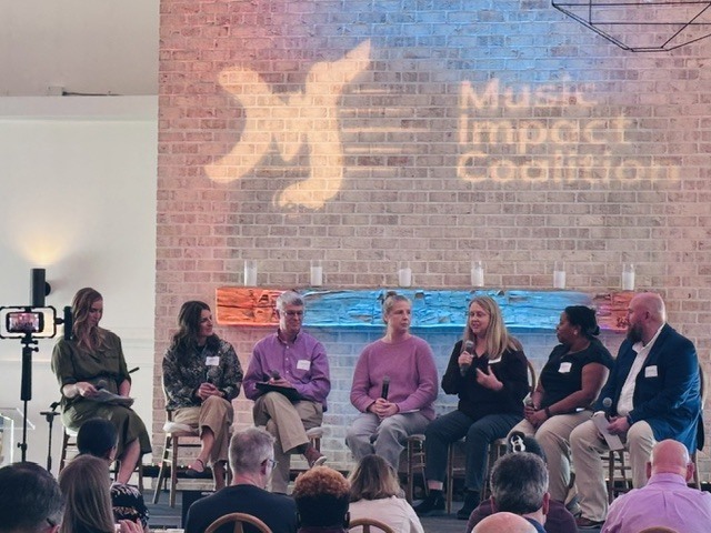 Music Impact Coalition - Mrs. Karmen Lawing on the teacher panel.