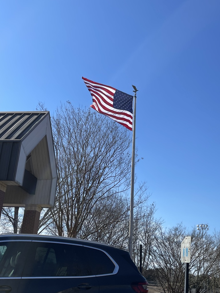 American flag donated by Stacey and Ron Archer