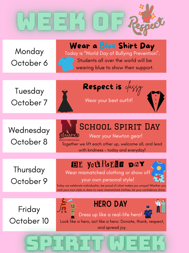 Week of Respect Spirit Week