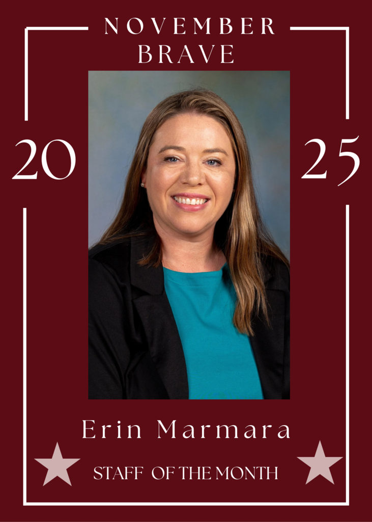 Erin Marmara staff of the month