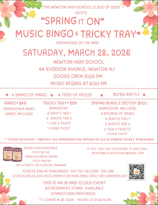 tricky tray- class of 2027