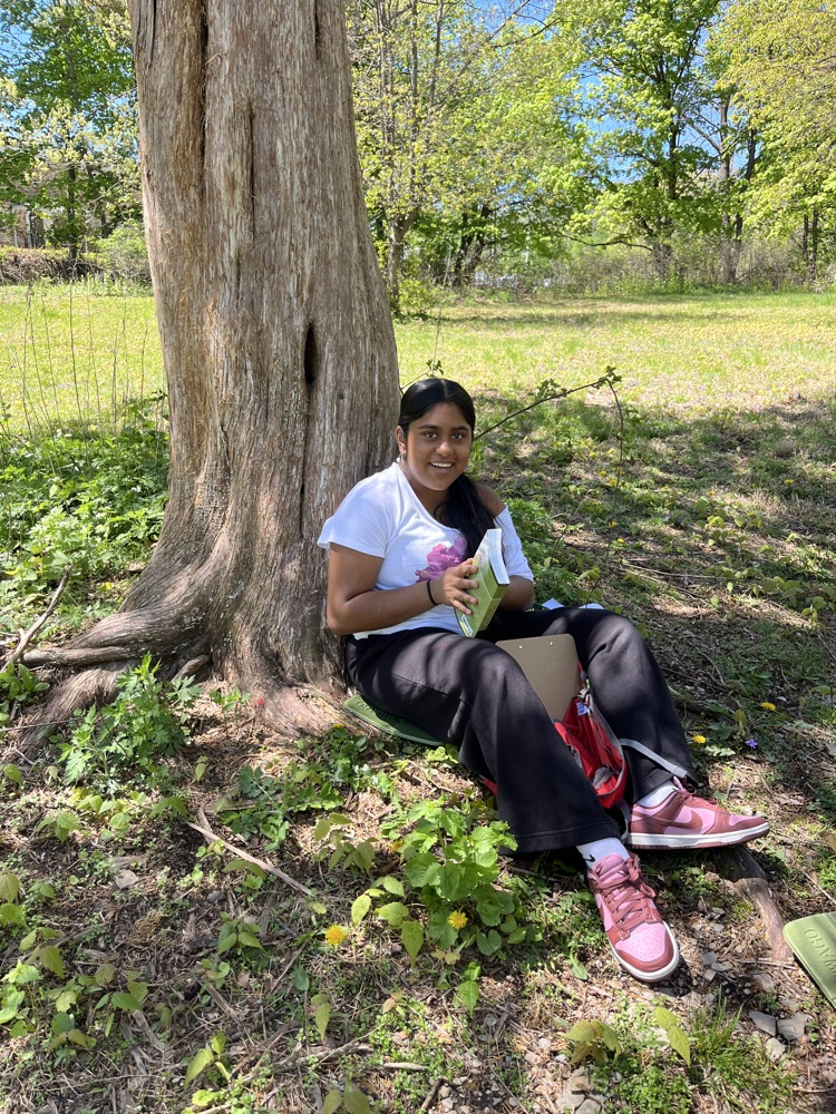 Spanish Class on the nature Trail 