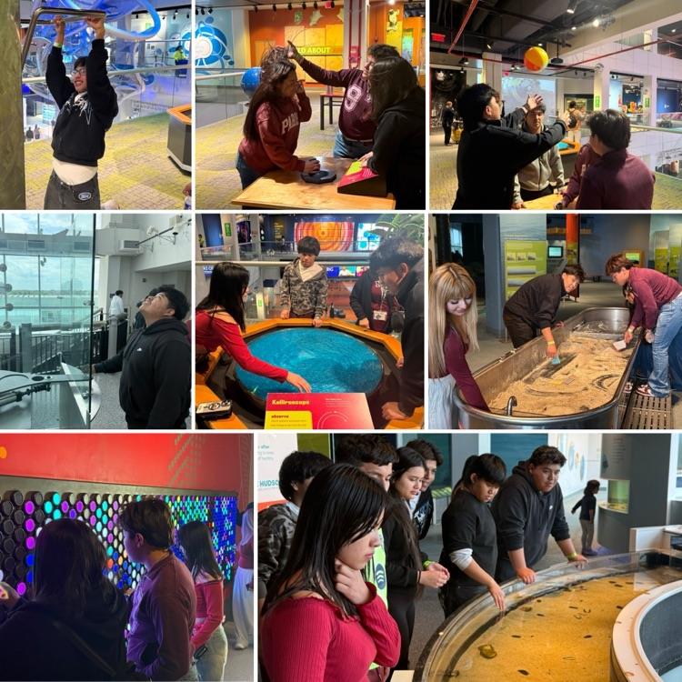 ell students at liberty science center