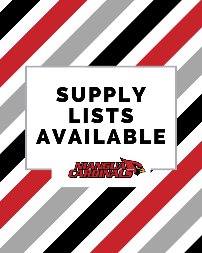 Supply Lists Available