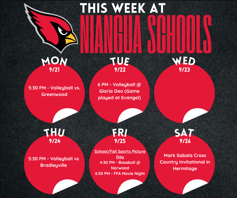 9/21-26 Events
