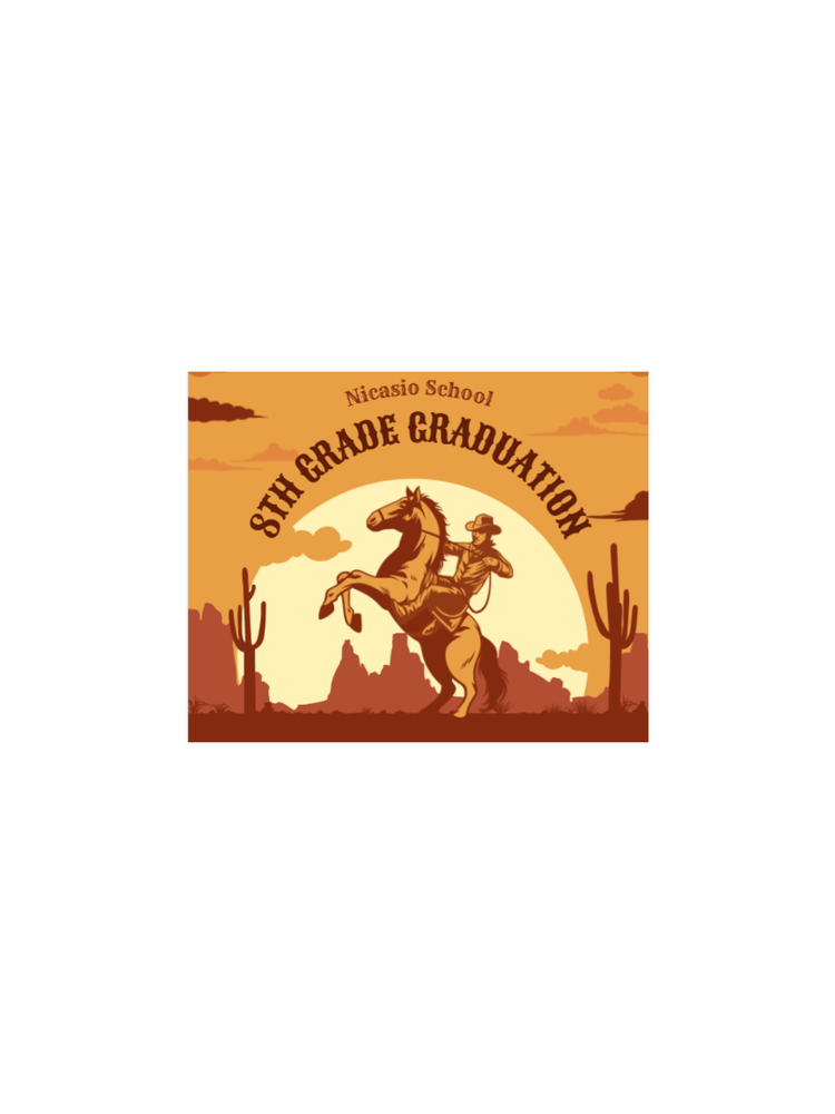 Flyer for 8th grade graduation