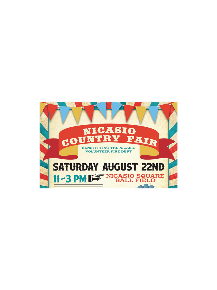 Nicasio Country Fair flyer