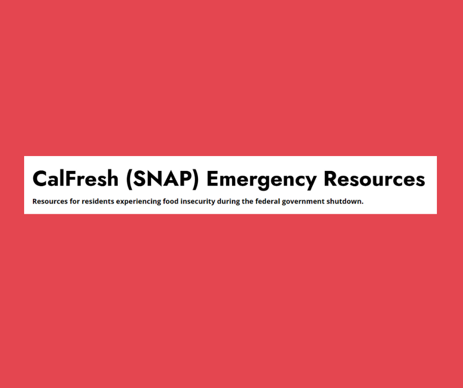 CalFresh Emergency Resources