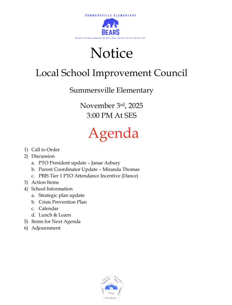 LSIC Meeting Agenda 11.3.25