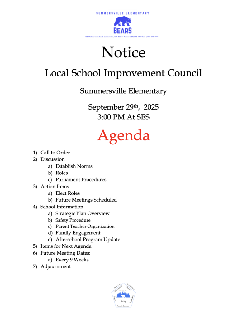 LSIC Meeting Agenda 9.29.25