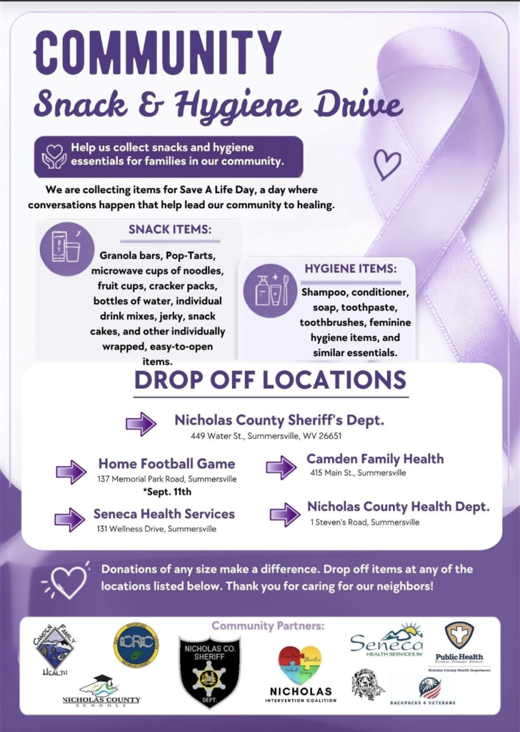 Community Snack & Hygiene Drive 