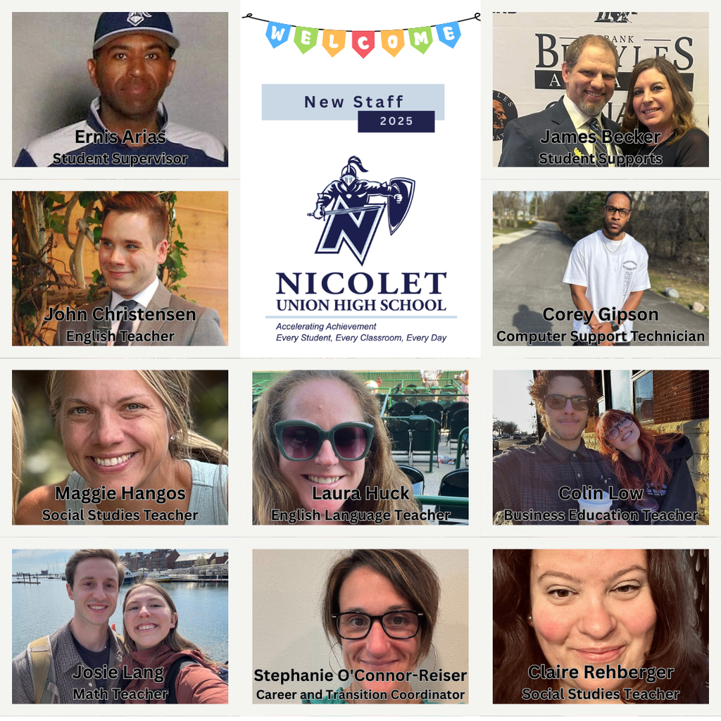a picture of new staff smiling for pictures
