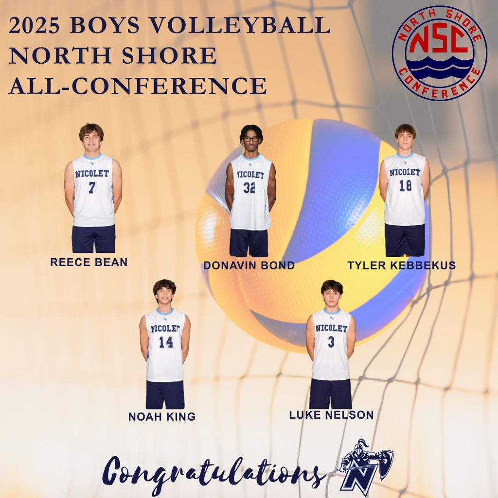  a picture nicolet volleyball players smiling