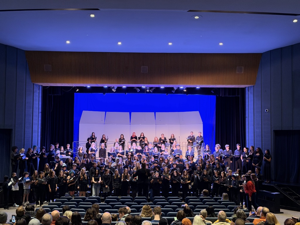 a picture of students singing