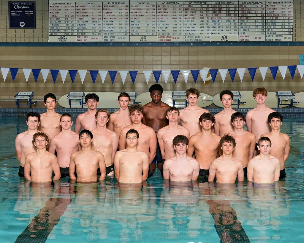 a picture of swimmers smiling