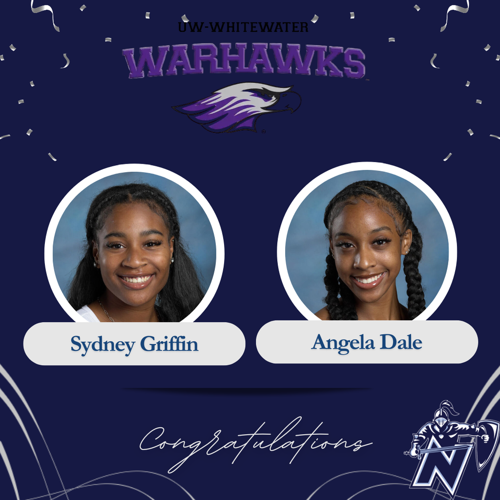 a picture of two track athletes smiling