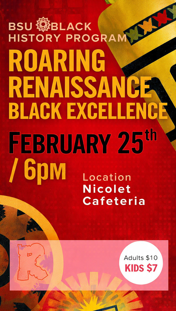 a red graphic stating Roaring Renaissance