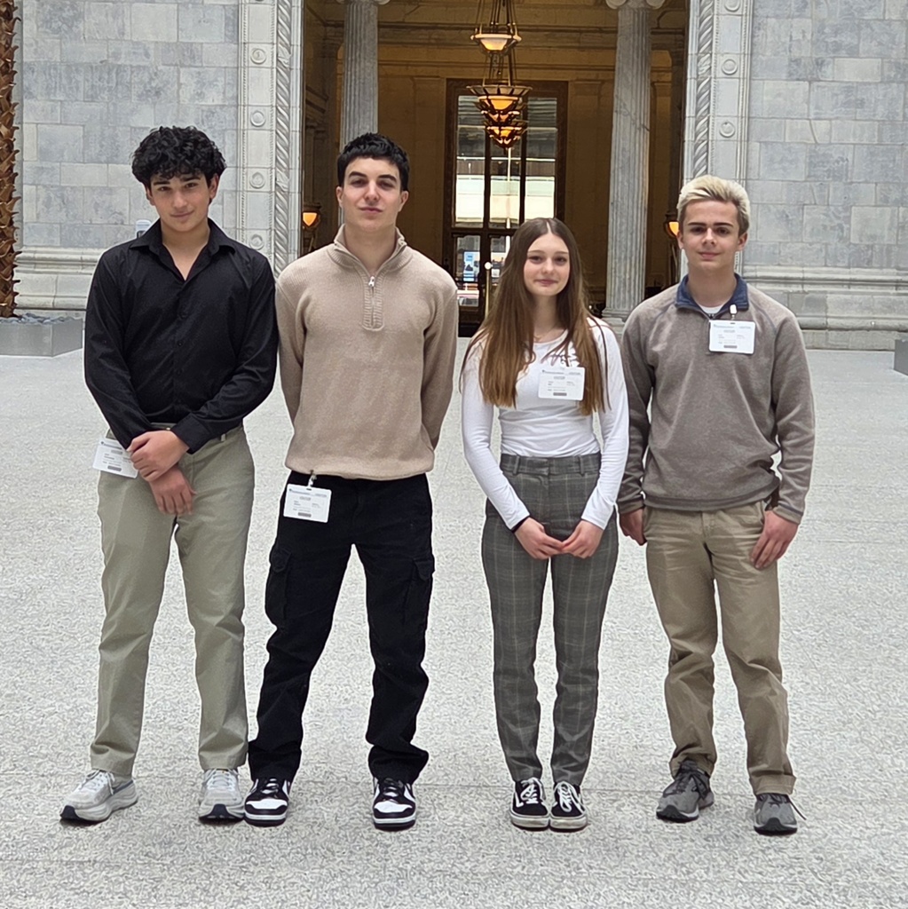 students posting for a picture