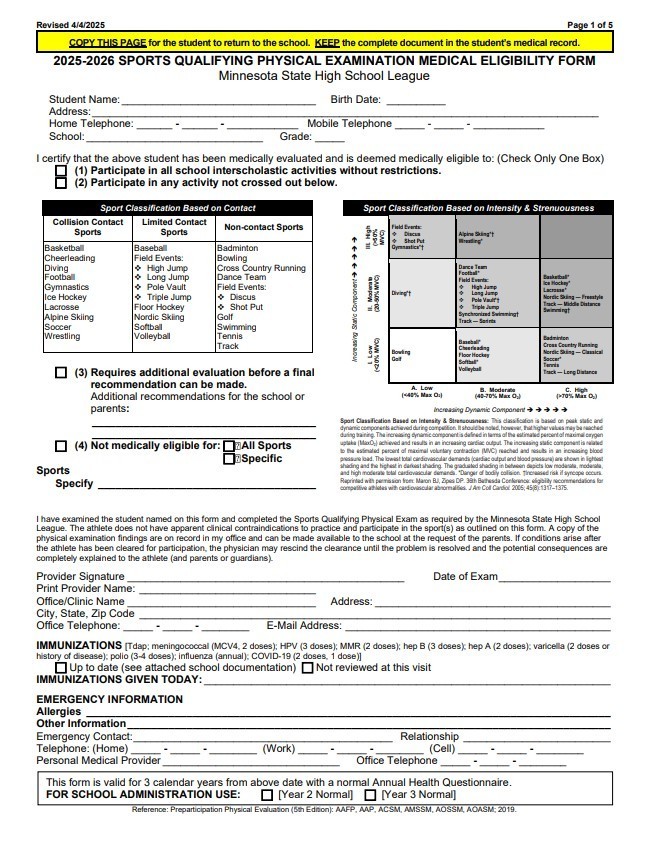 MSHSL Physical