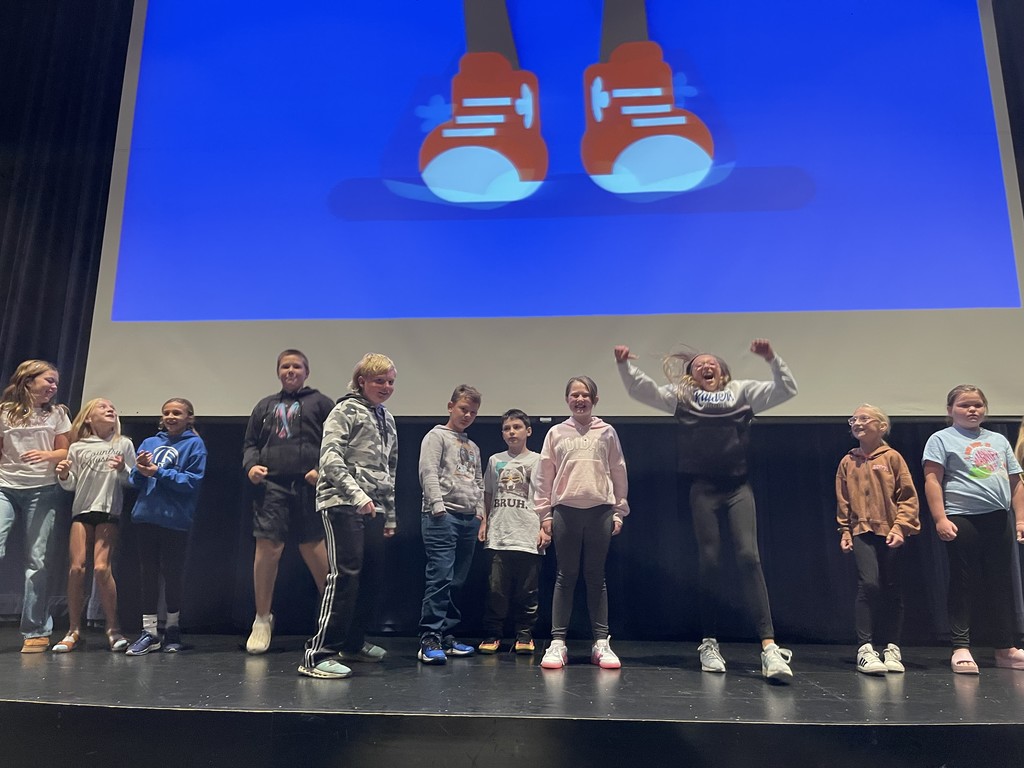 Grade 05 getting hyped about kindness