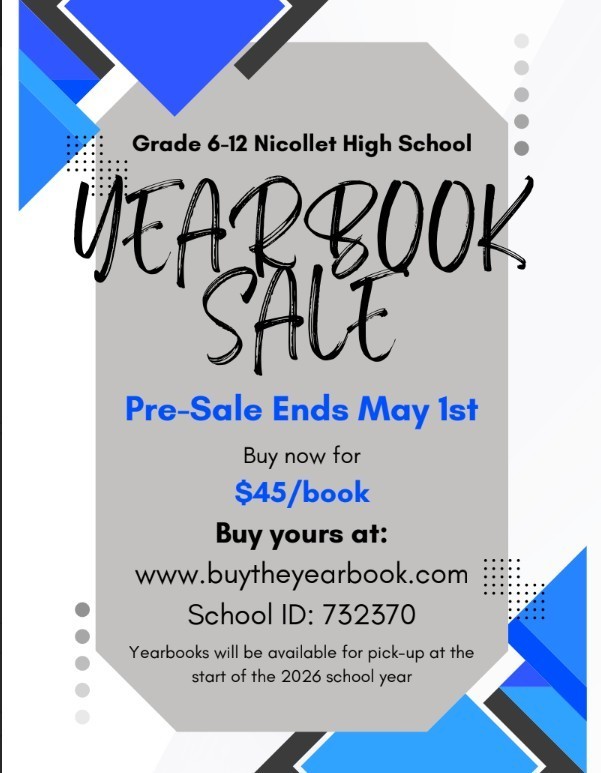 HS Grades 6-12 Yearbook Sale