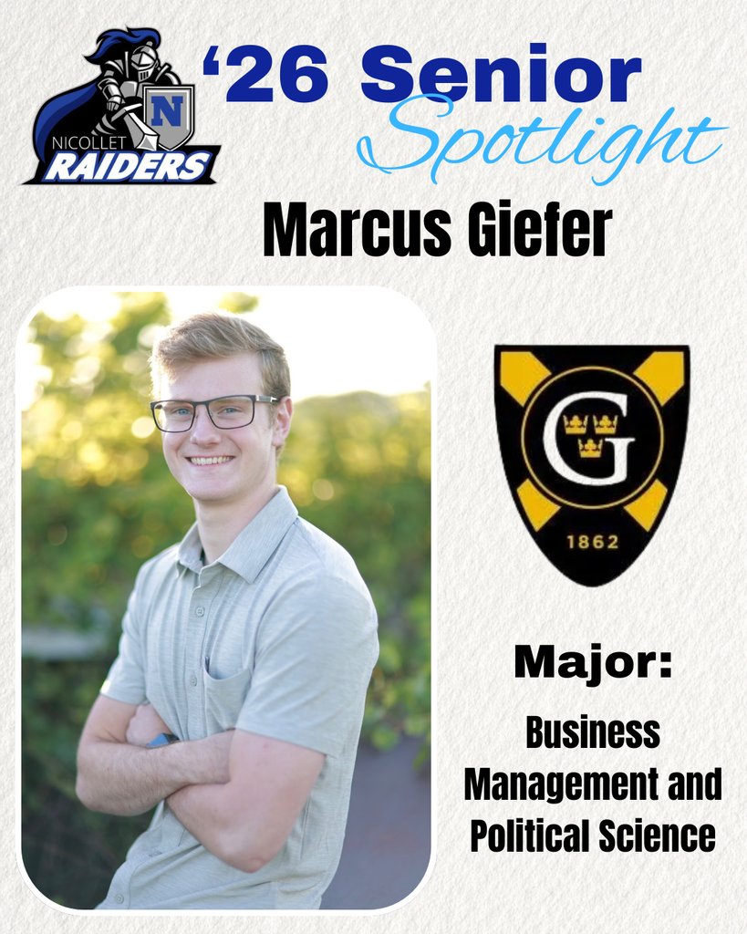 Senior Spotlight - Congratulations Marcus Giefer!
