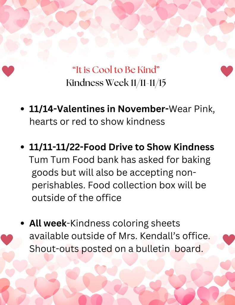 Kindness week 2024