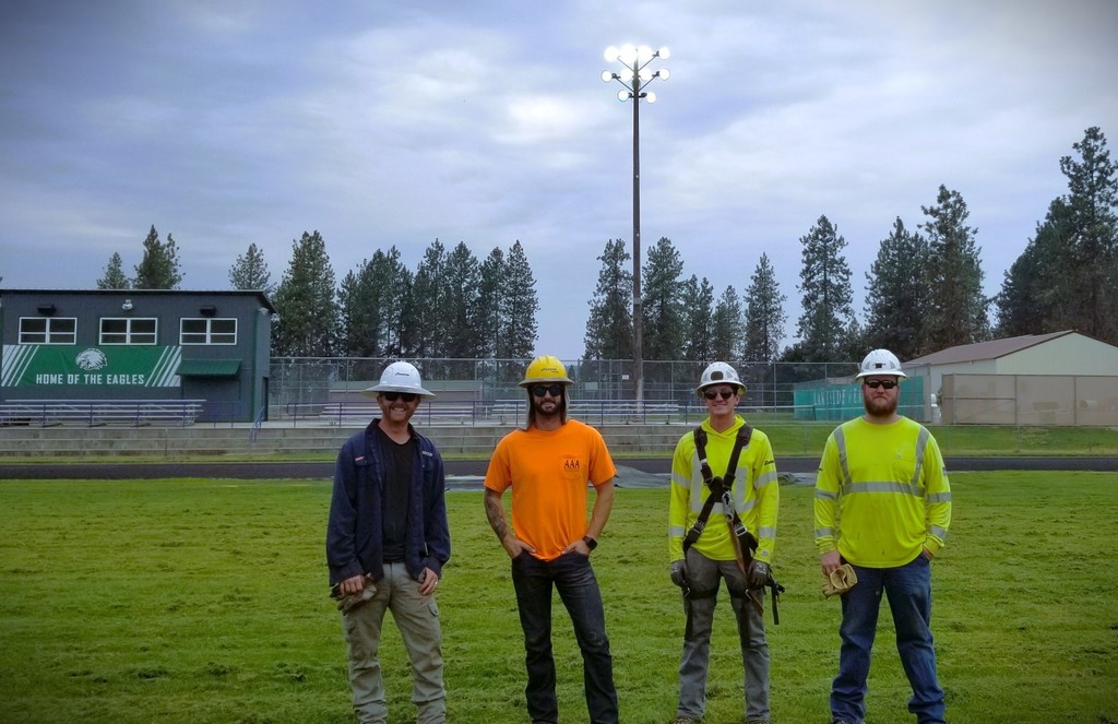 Avista Lights up the  LHS Stadium